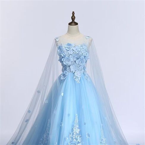 YJNXHN Women's 3D Floral Quinceanera Dresses Sweet 15 16 Prom Ball Gown Evening Party Dress in Saudi Arabia