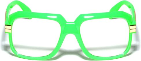 Gazelle Emcee Oversized Square Sunglasses w/ Clear Lenses in Saudi Arabia