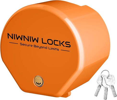 قفل عقار مقطورة ثقيلة-ملائمة عالمية 1-7/8 "2" 2-5/16 "مقرنات | مضاد لسان RV قفل لسان الشاحنة | تصميم أمن الصلب الهيكلي (أسود) in Kuwait