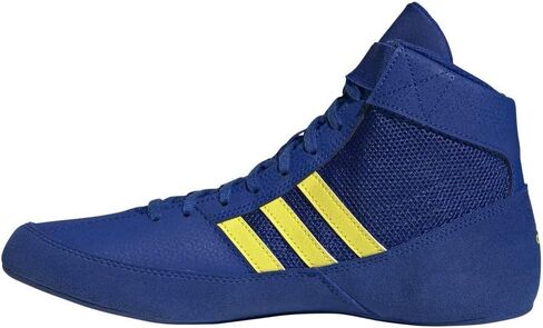 adidas Men's HVC Wrestling Shoe, Royal Blue/Yellow/Black, 7.5 in Saudi Arabia