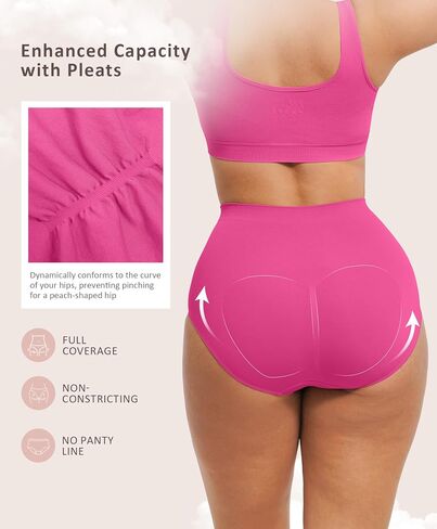 FeelinGirl Tummy Control Underwear for Women Seamless Body Shaper Panties Hid Waist Shaping Shapewear Girdle Briefs in Saudi Arabia