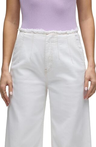 Hudson Women's James High Rise Wide Leg Jean in Saudi Arabia