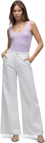 Hudson Women's James High Rise Wide Leg Jean in Saudi Arabia