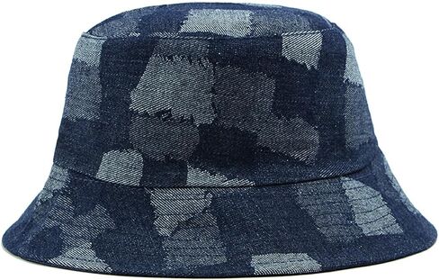 Denim Bucket Hats for Women Men Cute Jean Hat Packable Outdoor Sun Cap in Saudi Arabia