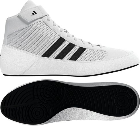 adidas Men's HVC Wrestling Shoe, White/Royal/Red, 9.5 in Saudi Arabia