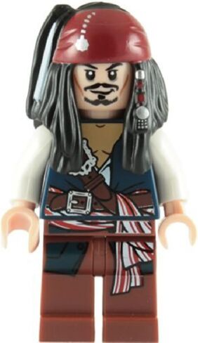 LEGO Pirates of The Caribbean: Captain Jack Sparrow Minifigure in Saudi Arabia
