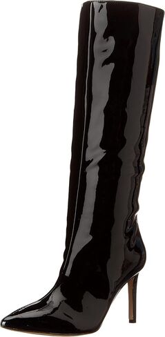 Guess Women's Dayton Knee High Boot, Cream Snakeskin 151, 8.5 in Saudi Arabia