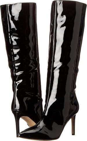 Guess Women's Dayton Knee High Boot, Cream Snakeskin 151, 8.5 in Saudi Arabia