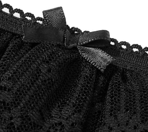 Amiblvowa Y2k Ruffle Bloomer Shorts for Women Frilly Lolita Bloomers Lace Trim Boy Shorts for Under Dresses Pj Micro Short in Saudi Arabia