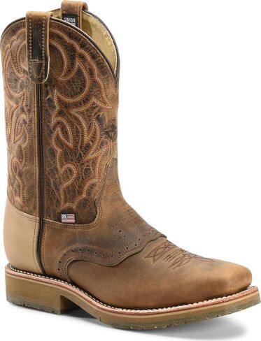 Double H Men's Distressed Folklore Steel Toe Roper Work Boot in Saudi Arabia