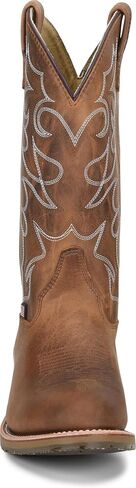 Double-H Boots: Mens USA-Made Gel Ice Cowboy Boots DH1552 Brown in Saudi Arabia