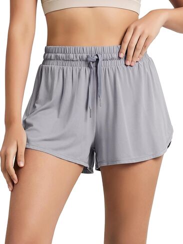 Ododos Women's Peachsoft Lounge Shorts High Weist Weist Weart Related Fit Fit Pajama Bottom in Saudi Arabia