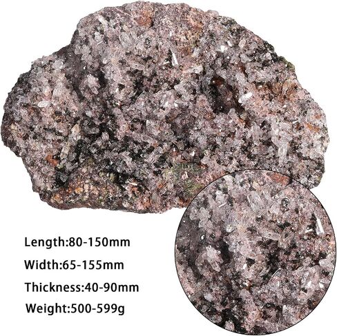 Rockcloud Natural Epidote Raw Crystal Stone Cluster Irregular Shaped Specimen for Home Decoration, 0.02 lb to 0.11 lb in Saudi Arabia