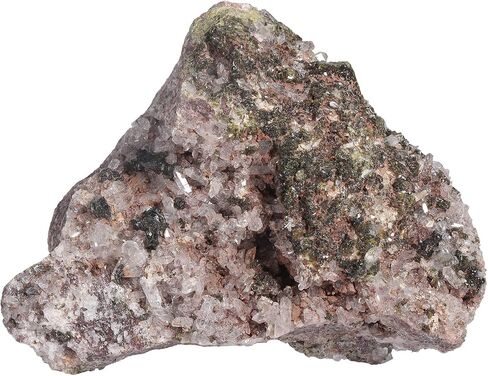 Rockcloud Natural Epidote Raw Crystal Stone Cluster Irregular Shaped Specimen for Home Decoration, 0.02 lb to 0.11 lb in Saudi Arabia