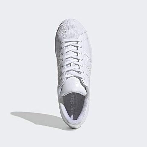 adidas Originals Men's Super-Star Sneaker, White/Black/White, 10 in Saudi Arabia