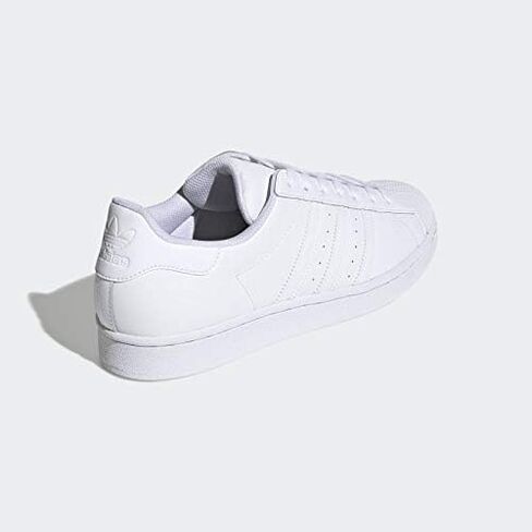 adidas Originals Men's Super-Star Sneaker, White/Black/White, 10 in Saudi Arabia
