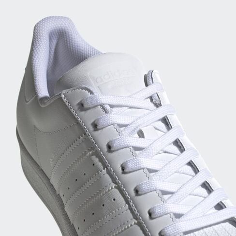 adidas Originals Men's Super-Star Sneaker, White/Black/White, 10 in Saudi Arabia