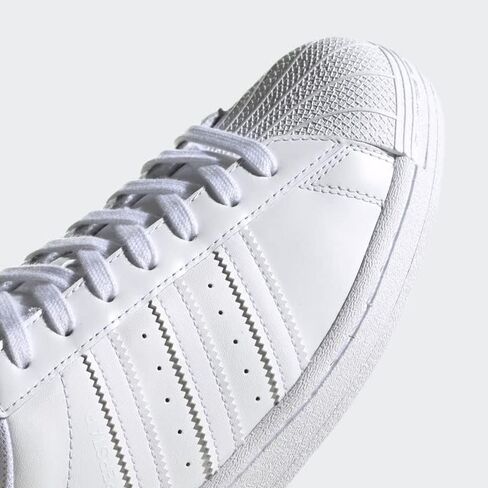 adidas Originals Men's Super-Star Sneaker, White/Black/White, 10 in Saudi Arabia