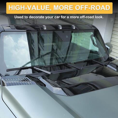 بالنسبة إلى Hummer EV Accessories Hood Light Mount Brackets ، أقواس الخفيفة الخفيفة الأمامية A-Pillar LED Mounts LED Cube Work Light Bods متزايدة بين قوسين متوافقة مع Hummer EV 2024+ (أسود) in Saudi Arabia