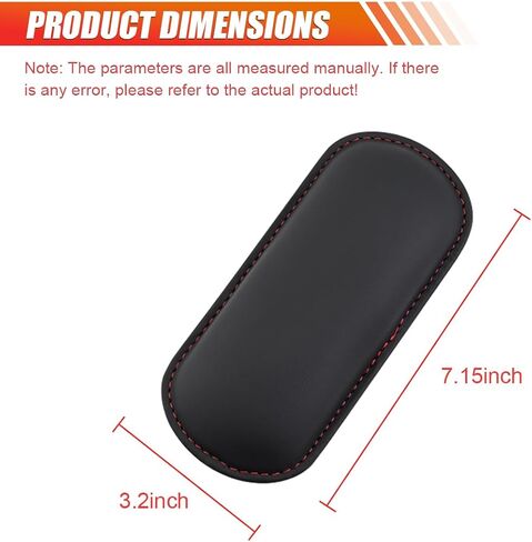 2PCS Car Elbow Pads, Memory Foam Car Center Console Cushion Pad for Knee Leg Elbow, Soft Leather Car Door Armrest Pad for Comfortable Support, Universal Arm Rest Pillow for Most Vehicles (Black) in Saudi Arabia