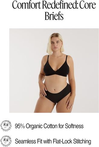 Women's Core Brief Cotton Bikini Underwear in Kuwait