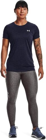 Under Armour Women's Standard Tech Twist T-Shirt, (717) Tourmaline Teal/Opal Green/Metallic Silver, XX-Large in Saudi Arabia