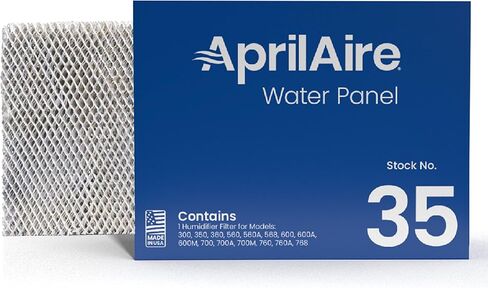 Aprilaire 35 Water Panel Humidifier Filter Replacement for Aprilaire Whole House Humidifier Models 350, 360, 560, 560A, 568, 600, 600A, 600M, 700, 700A, 700M, 760, 760A, 768 (Pack of 1) in Saudi Arabia