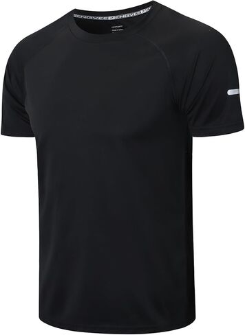 frueo Men's 3 Pack Workout Shirts Dry Fit Moisture Wicking Short Sleeve Mesh Athletic T-Shirts in Kuwait