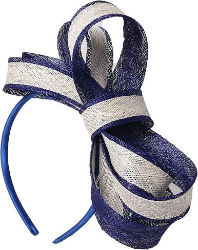 Sinamay Fascinators Hats for Women Ladies Church Headdress Formal Tea Party Wedding Cocktail Derby Hat with Bowknot in Saudi Arabia