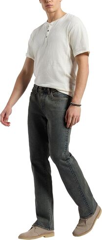 Buffalo David Bitton Men's Relaxed Straight Leg Driven Jean with Stretch Fabric in Saudi Arabia