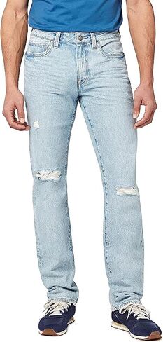 Buffalo David Bitton Men's Relaxed Straight Leg Driven Jean with Stretch Fabric in Saudi Arabia