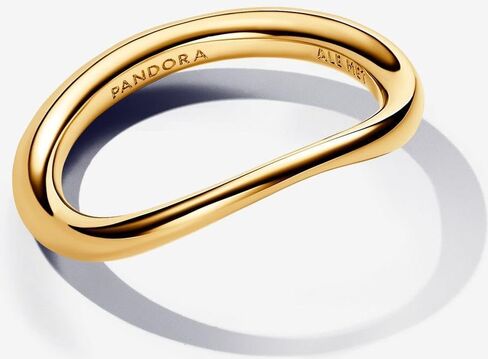 Pandora Essence Two-tone Entwined Bands Ring - Sterling silver and 14k Gold-Plated Ring - Gift for Women - Includes Gift Box in Kuwait