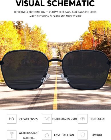 Retro Men's Sunglasses Metal Frame Keyhole Bridge,56mm UV 400 Protection Lens Sunnies Hexagon 2A670 in Saudi Arabia