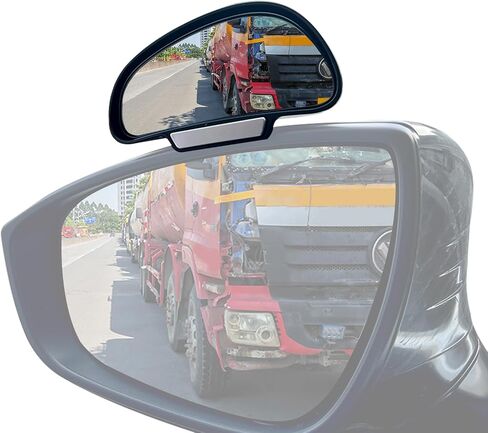 jose2015 Blind Spot Mirrors, blindspot mirror for Cars LEFT，Universal Adjustable HD Glass Wide Angle Side Rearview Mirror for Safety Auxiliary Parking in Kuwait