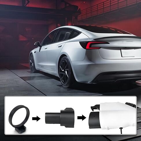 حلقة قفل الطاقة التكميلية Tesla التكميلية ، واقي السلامة المضاد للسرقة ، ومكافحة السلامة ، ومحول طاقة مركبة مجسمة للطاقة ، وهو متوافق مع Tesla (أسود) in Kuwait