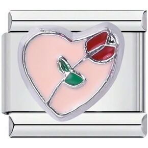 Mom Mum Dad Son Brother Sister Daughter Family Heart 9mm Italian Charm Compatible With Nomination Bracelet