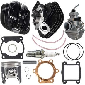 NICHE 195cc Cylinder Head Carburetor Namura Piston Top End Kit for Yamaha Blaster 200 5VM-14101-00-00 2XJ-11311-02-00