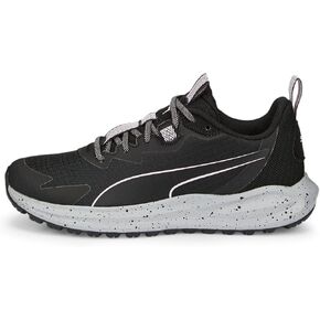 PUMA Men's Twitch Runner Trail Sneaker, Evening Sky-Orange Brick Black in Saudi Arabia