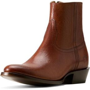 ARIAT Mens Barrett Western Round Toe Pull On Casual Boots Ankle - Brown