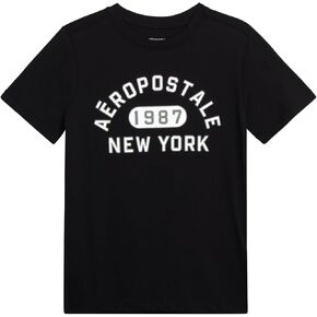 AEROPOSTALE Boys Graphic Tees - Crewneck Pullover Short Sleeve Shirt Casual Tops Kids Youth Graphic Tee for Boys (Size: 8-16)