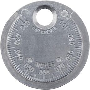 Spark Plug Gap Gauge Wire Spark Plug Gapper gap measuring tool Scaled from 0.020 to 0.100 inch/metric: 0.6 to 2.4 mm