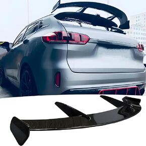 Universal 55Inch GT Racing Spoiler Chassis Mount Big Wing Trunk Mounted Adjustable GT Spoiler Metal Support Brackets DeckLid Lip Accessories Fit for Most Sedan