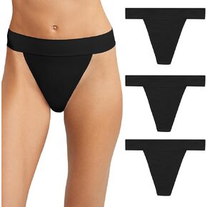 Maidenform Women's M Seamless Thong Underwear, Thong Panties, No-show Underwear, 3 pack