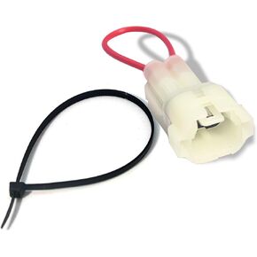 1 PC Seat Belt Bypass Harness, Override Seat Bypass Accessory with Harness Override Switch Connector Jumper Plug, Compatible with 2017 and Newer Pioneer 700-2, 700-4, 1000-3, 1000-5 Models (White)