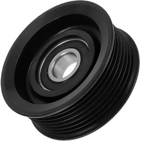 1 Pc Drive Belt Idler Pulley for Honda CR-V 2012-2014,for Acura TSX 2010-2014 Iron Black Serpentine Tensioner Pulley Idler