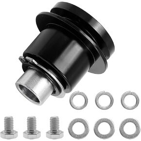 3 Hole Steering Wheel Quick Release Hub Adapter 360° Steering Wheel Quick Release Disconnect Hub Kit W/Bolts and Washer