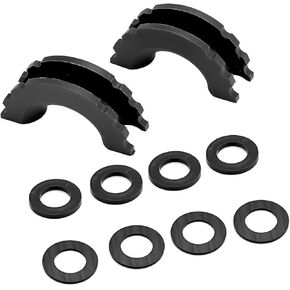 Wsays 2 Pcs D Ring Shackle Isolators Washers Kit Black Compatible with Fit 3/4" D Ring Shackles with 7/8" Locking Pin Off-Road Truck Vehicle