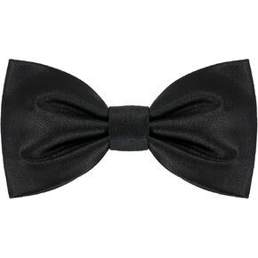 Mens Real Silk Classic Pre-Tied Bow Tie Formal Solid Tuxedo Tuxedo Bow Ties for Men with Gift Box