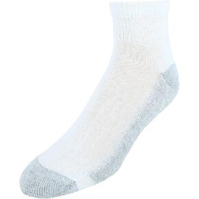 Hanes Men's Big & Tall Cushion Ankle Socks 6-Pack - Shoe Sizes: 13-15 - White in Kuwait
