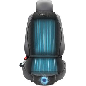 Snailax Cooling Car Seat Cushion, Cooling Seat Cover for Car, Ventilated Seat Pad with 3 Adjustable Speeds, 3D Breathable Mesh, Universal Fit for Most Cars, SUV, Truck, USB Charging